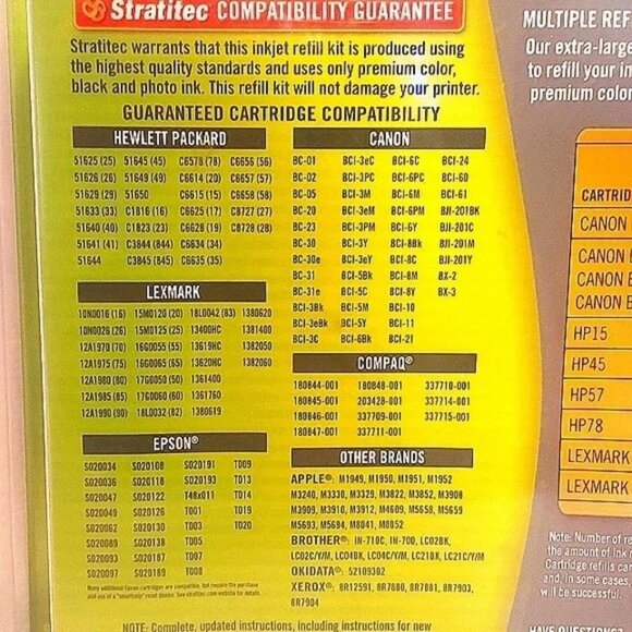 New and Sealed INKJET Refill Kit - Picture 13 of 16